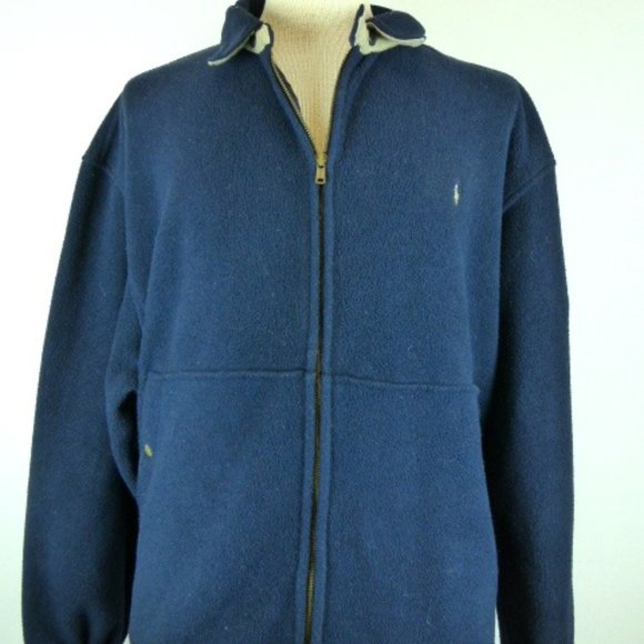 POLO Ralph Lauren pony ZIP windbreaker embroidered desert inn VINTAGE XXL - Picture 1 of 6
